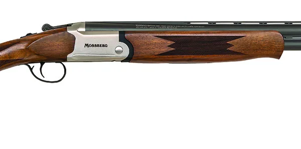 Mossberg 75475 Silver Reserve  Full Size 20 Gauge Break Open 3" 2rd 26" Matte Blued Over/Under Vent Rib Barrel, Satin Silver Stainless Steel Engraved Receiver, Fixed Black Walnut Stock, Right Hand
