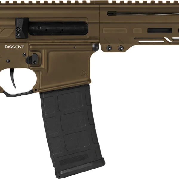 CMMG 30A0E33MB Dissent MK4 300 Blackout 30+1 6.50", Midnight Bronze Cerakote Rec, OEM Grip, Picatinny Buffer Adapter, Zeroed Drop-In Single Stage Trigger