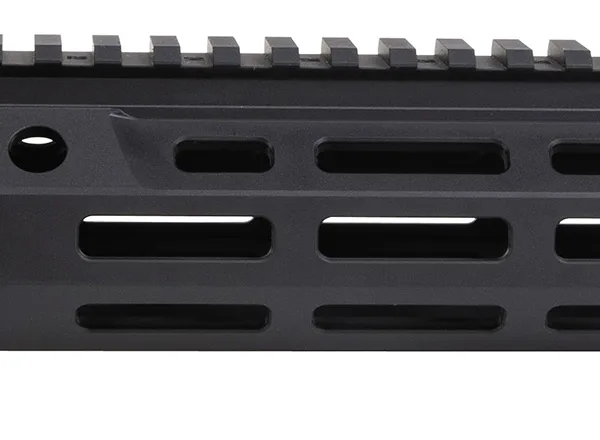 Geissele Automatics 05651B Super Modular Rail MK16 9.50" M-LOK, Black Aluminum for AR Platform, Barrel Nut Included