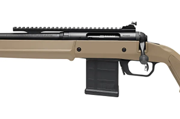 Savage Arms 58202 110 Scout Full Size 450 Bushmaster 5+1 16.50" Matte Black Threaded Barrel, Picatinny Rail Carbon Steel Receiver, Flat Dark Earth Magpul Hunter Synthetic Stock, Left Hand