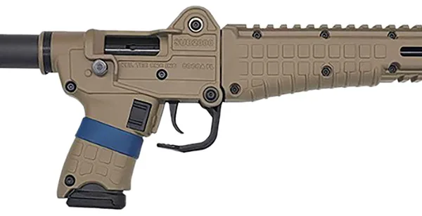 Kel-Tec SUB2K9GLKTAN SUB2000 Gen3 9mm Luger 15+1 16.15" Black Steel Threaded Barrel, Tan Picatinny Rail Aluminum Receiver, Black Synthetic Folding Stock, Black Polymer Grip