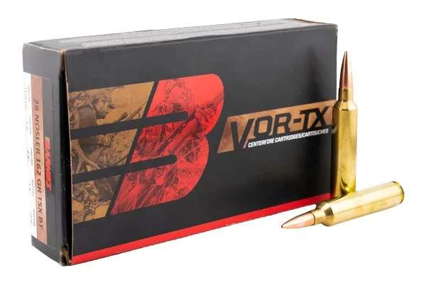 Barnes Bullets 32248   28Nosler 162gr TSX Boat Tail 20 Per Box/10 Case