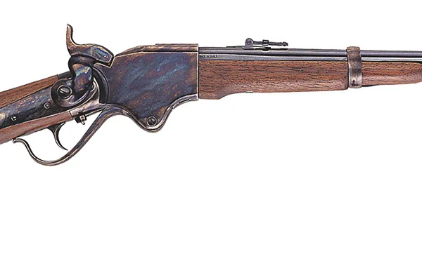 Cimarron AS530 1865 Spencer 45 Long Colt 7+1 20" Blued Round Barrel, Color Case Hardened Receiver, Walnut Stock, Right Hand