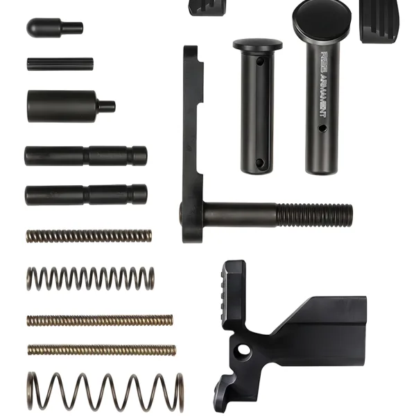 Rise Armament 12003ADV Premium Lower Parts Kit Black Aluminum