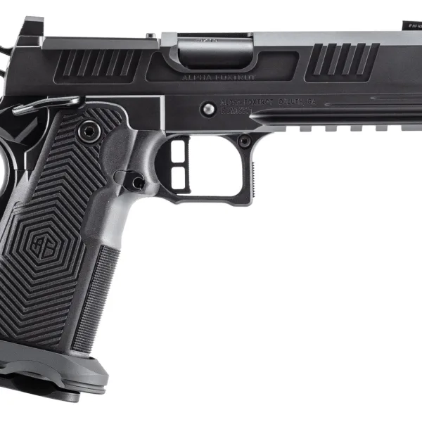 Alpha Foxtrot AA39X4CIG-XDBK13 AF1911 Romulus 45 ACP 13+1 4.25" Black DLC Stainless Steel Threaded Compensated Barrel, Optic Ready/Serrated Slide & Frame w/Beavertail & Picatinny Rail, RMR/RMSc Footpr