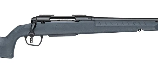 Savage Arms 33134 Axis 2  30-06 Springfield 4+1 20" Matte Black Carbon Steel Threaded Barrel, Drilled & Tapped Receiver, Gray Fixed w/Pistol Grip Synthetic Stock, Right Hand