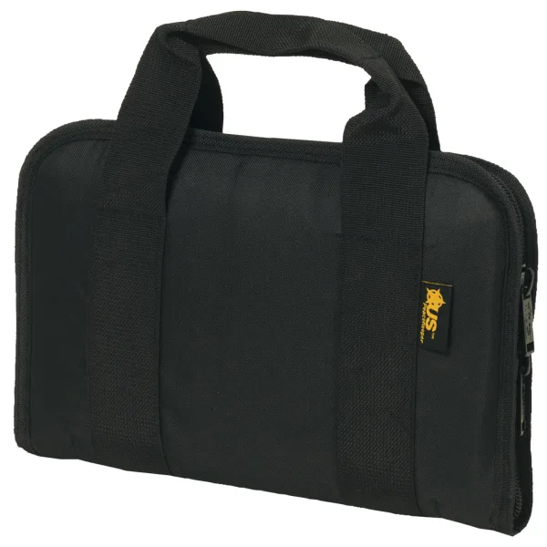 US PeaceKeeper P21108 Attache Case Black 600D Polyester Holds Handgun