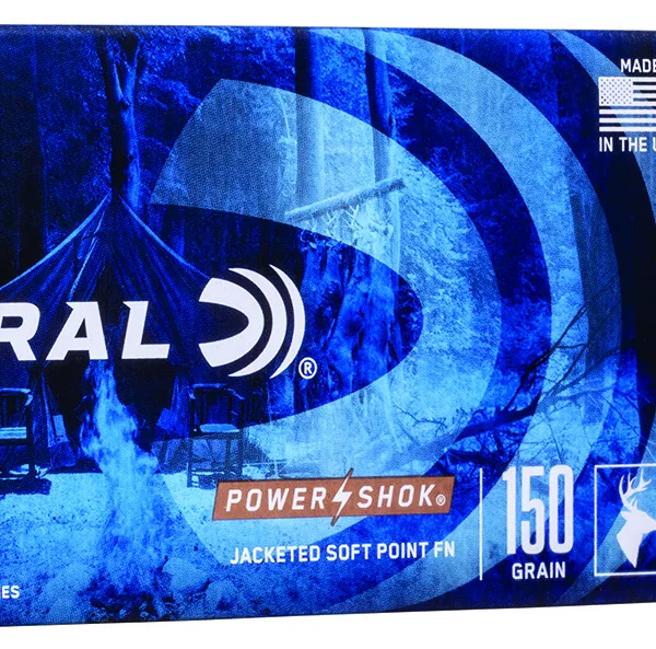 Federal 3030A Power-Shok  30-30Win 150gr Jacketed Soft Point 20 Per Box/10 Case