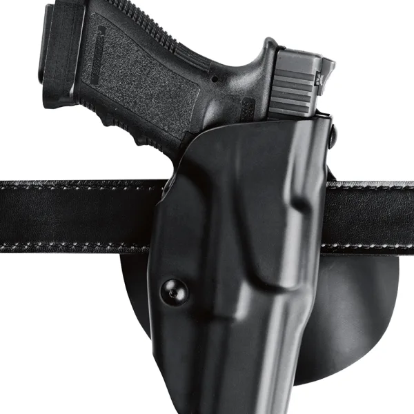 Safariland 63782832411 6378 ALS  OWB Black SafariLaminate Fits Glock 19/23 Compatible w/ Surefire X300 Belt Loop/Paddle Mount Right Hand