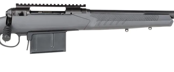 Savage Arms 57489 110 Tactical Full Size 300 Win Mag 5+1 24" Matte Black Heavy Threaded Barrel, Matte Black Picatinny Rail Carbon Steel Receiver, Adj AccuStock Matte Gray Synthetic Stock, Right Hand